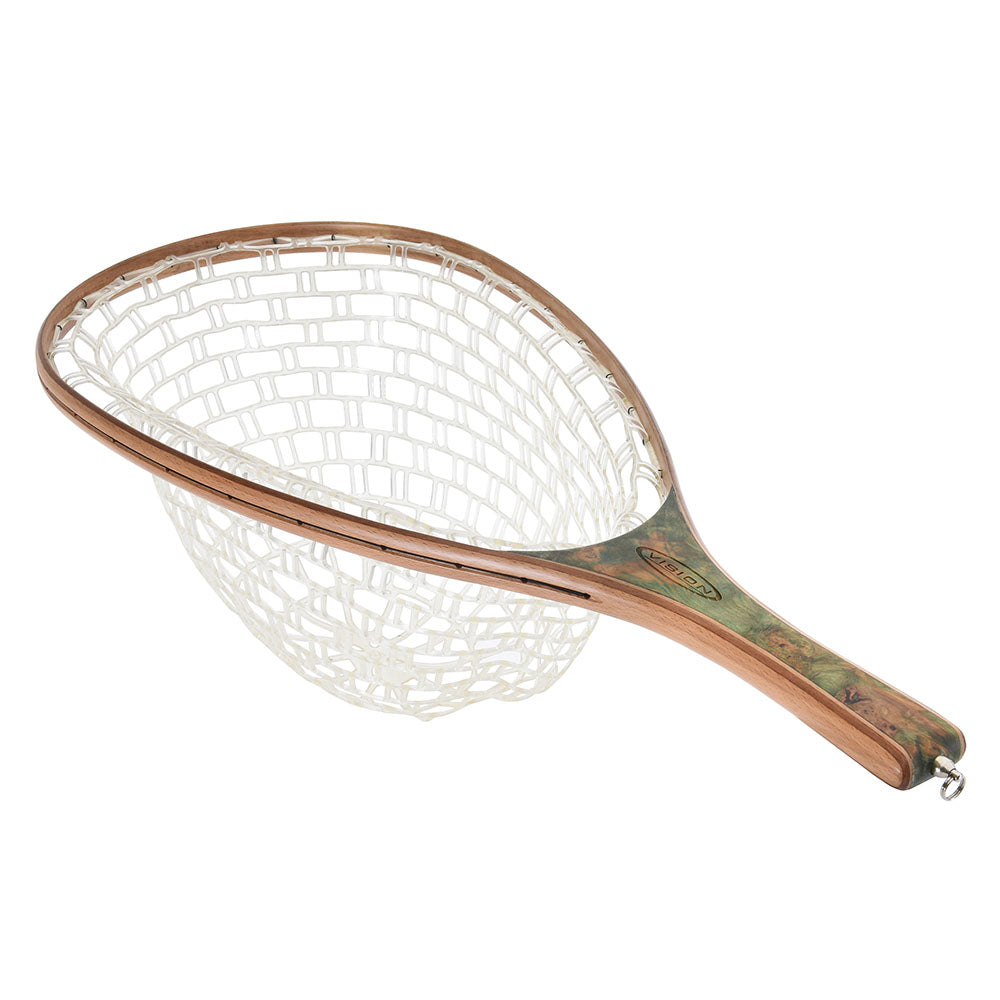 clear fishing net Green Wood / Clear Sili Landing Net