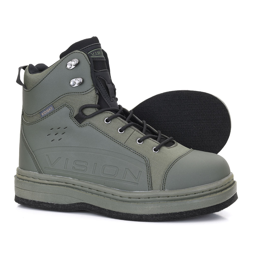 Koski Green Wading Shoes