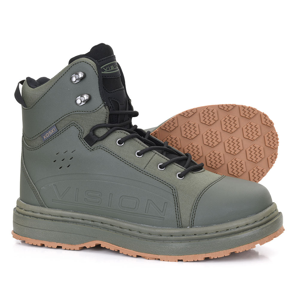 Koski Green Wading Shoes